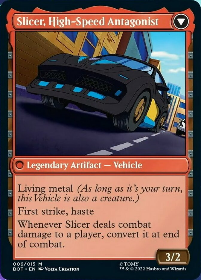Slicer, Hired Muscle // Slicer, High-Speed Antagonist [Universes Beyond: Transformers] | Webway Games