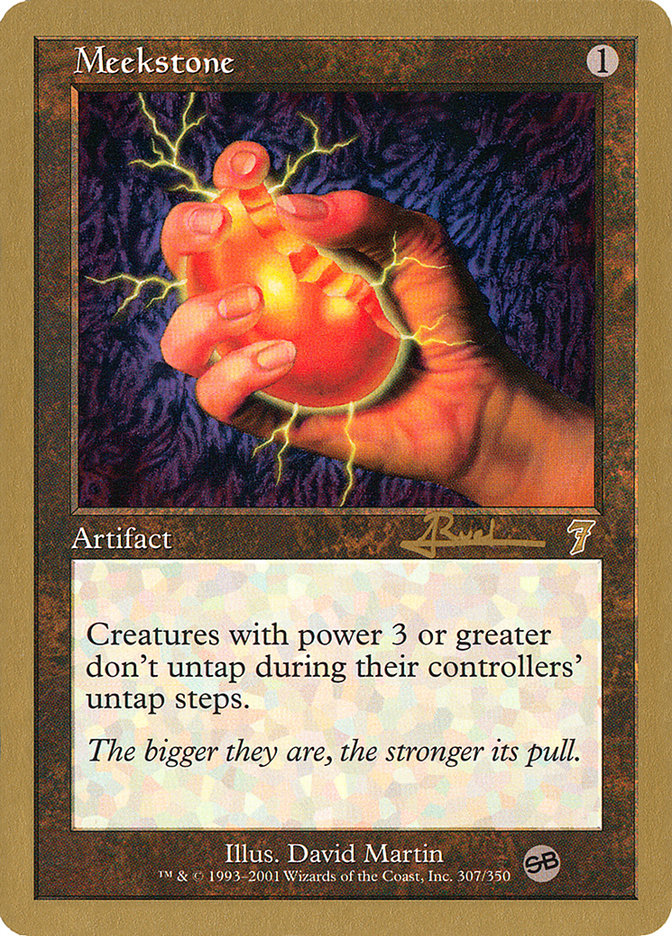 Meekstone (Antoine Ruel) (SB) [World Championship Decks 2001] | Webway Games