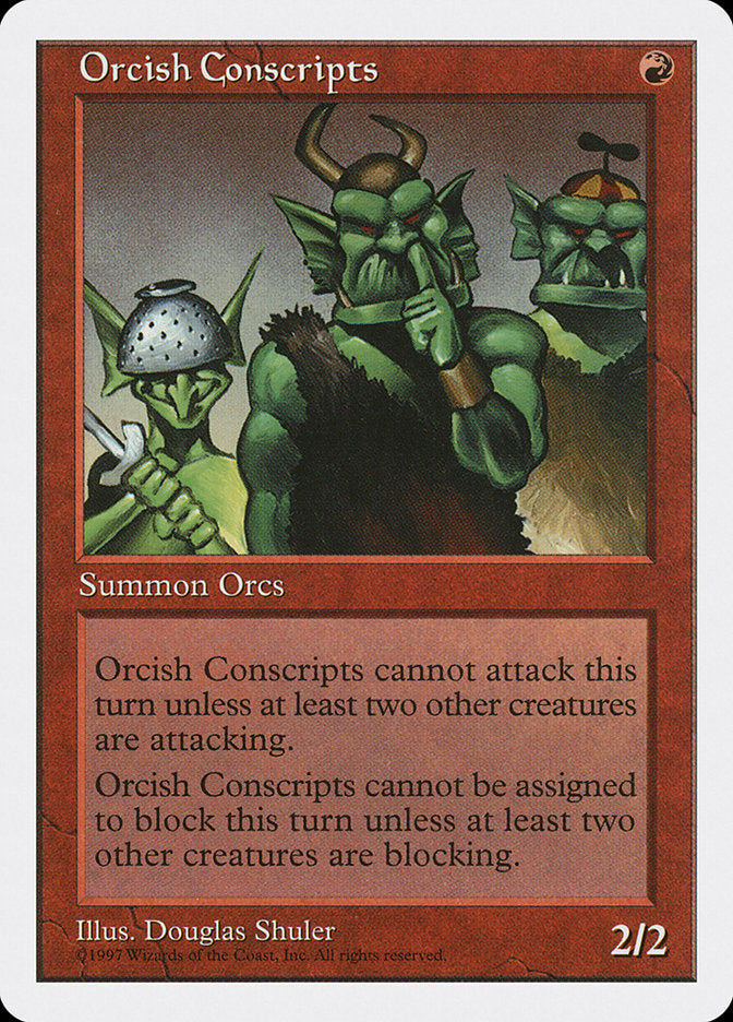 Orcish Conscripts [Fifth Edition] | Webway Games