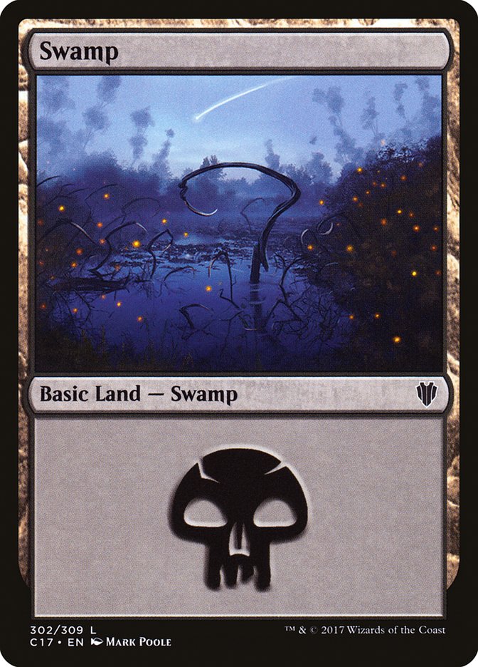 Swamp (#302) [Commander 2017] | Webway Games