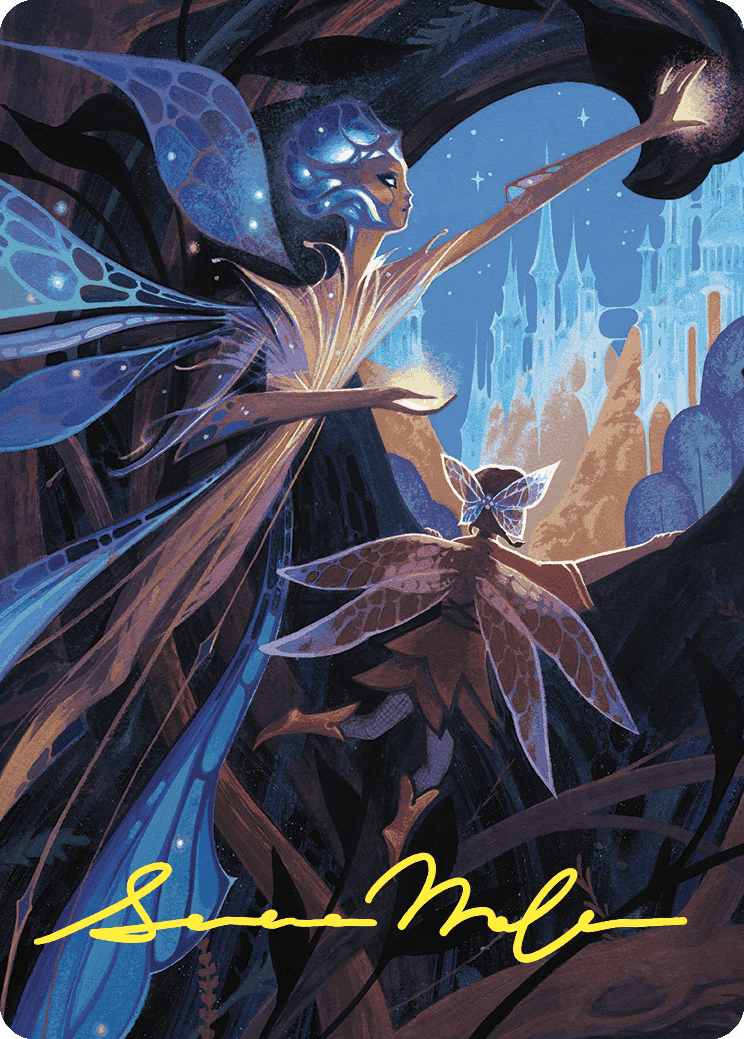 Kindred Discovery Art Card (Gold-Stamped Signature) [Wilds of Eldraine Art Series] | Webway Games