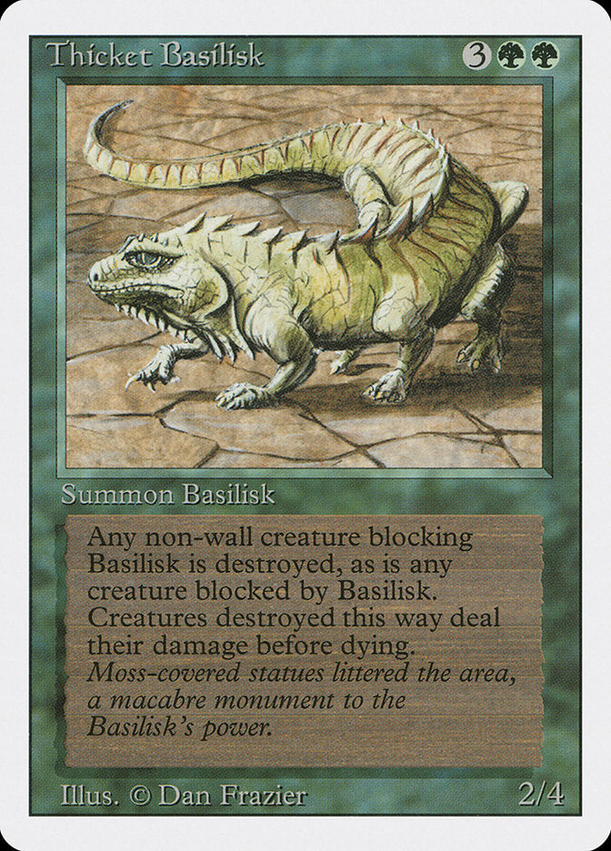 Thicket Basilisk [Revised Edition] | Webway Games