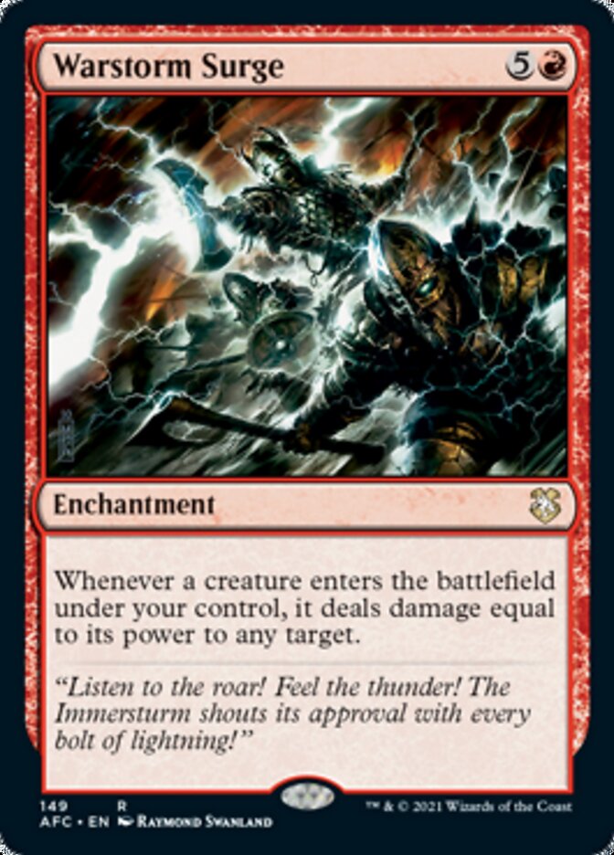 Warstorm Surge [Dungeons & Dragons: Adventures in the Forgotten Realms Commander] | Webway Games