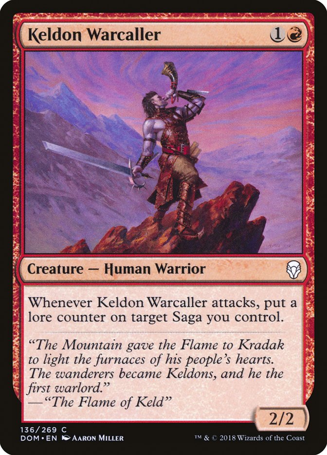 Keldon Warcaller [Dominaria] | Webway Games
