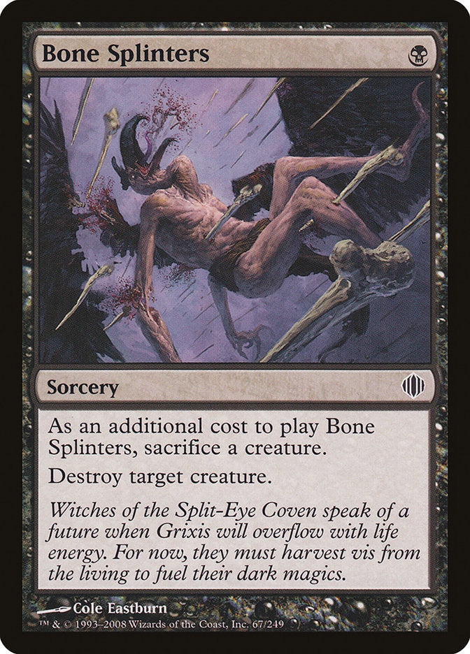 Bone Splinters [Shards of Alara] | Webway Games