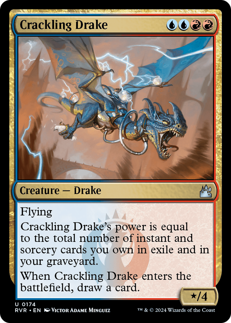 Crackling Drake [Ravnica Remastered] | Webway Games