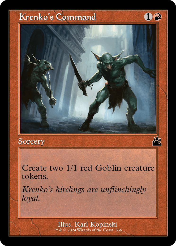 Krenko's Command (Retro Frame) [Ravnica Remastered] | Webway Games