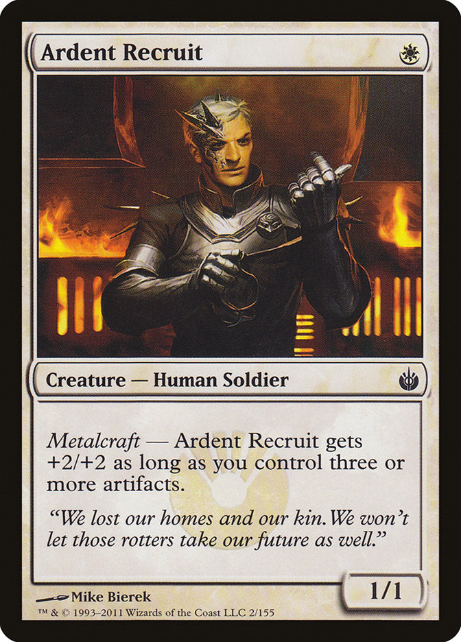 Ardent Recruit [Mirrodin Besieged] | Webway Games
