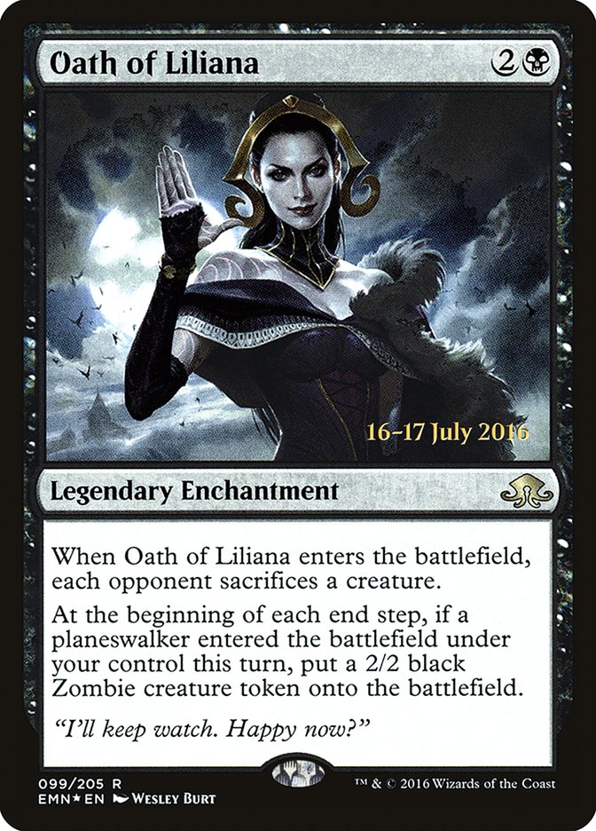 Oath of Liliana  (Prerelease) [Eldritch Moon Prerelease Promos] | Webway Games