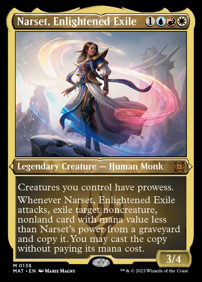 Narset, Enlightened Exile (Foil Etched) [March of the Machine: The Aftermath] | Webway Games