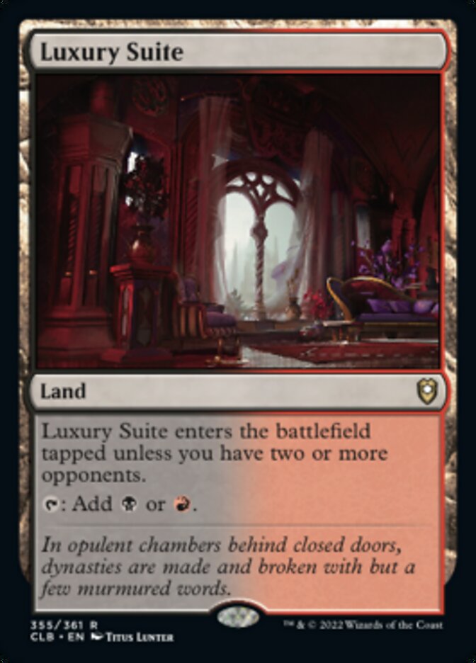 Luxury Suite [Commander Legends: Battle for Baldur's Gate] | Webway Games
