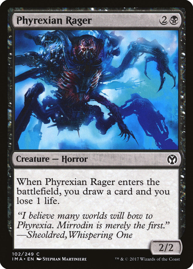 Phyrexian Rager [Iconic Masters] | Webway Games