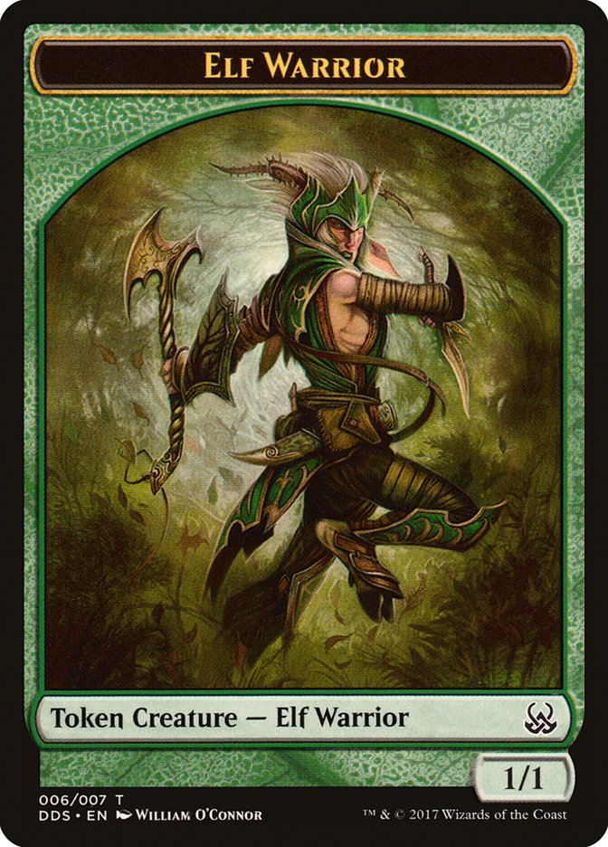 Elf Warrior [Duel Decks: Mind vs. Might Tokens] | Webway Games
