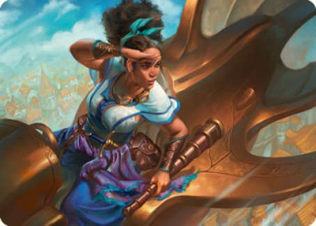 Talas Lookout Art Card [Dominaria United Art Series] | Webway Games