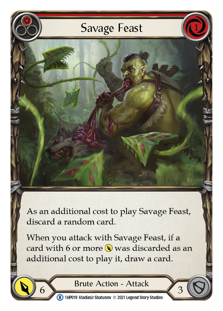 Savage Feast (Red) [1HP019] | Webway Games