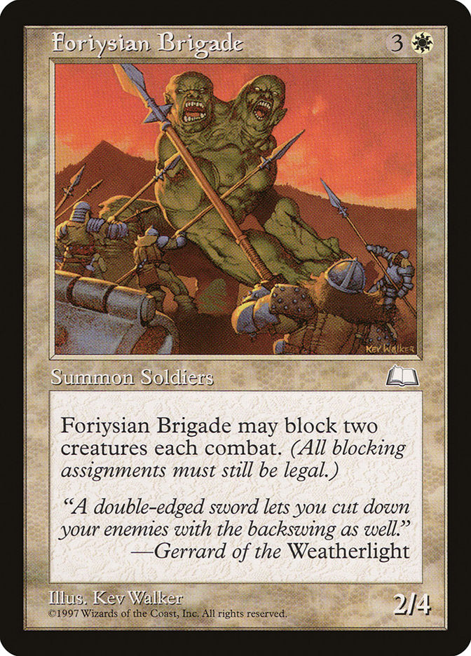 Foriysian Brigade [Weatherlight] | Webway Games