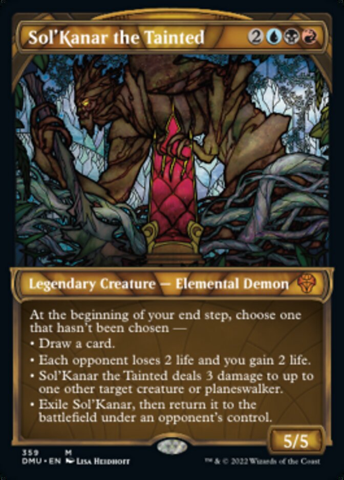 Sol'Kanar the Tainted (Showcase Textured) [Dominaria United] | Webway Games