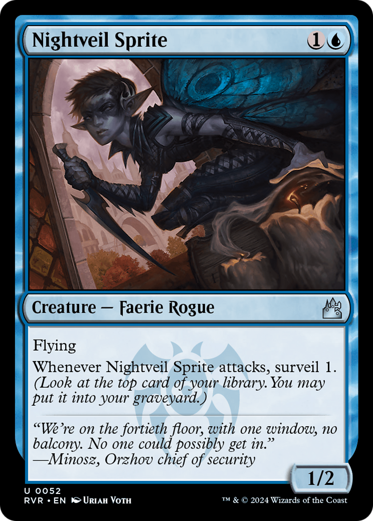 Nightveil Sprite [Ravnica Remastered] | Webway Games