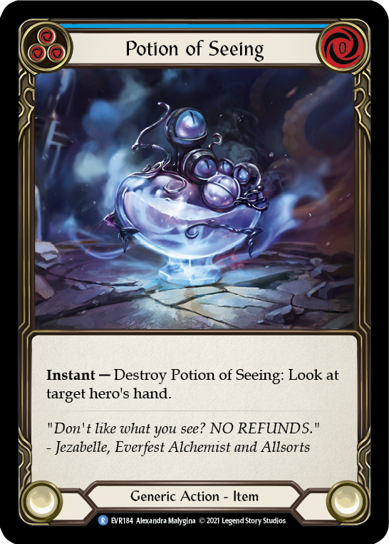 Potion of Seeing [EVR184] (Everfest)  1st Edition Cold Foil | Webway Games