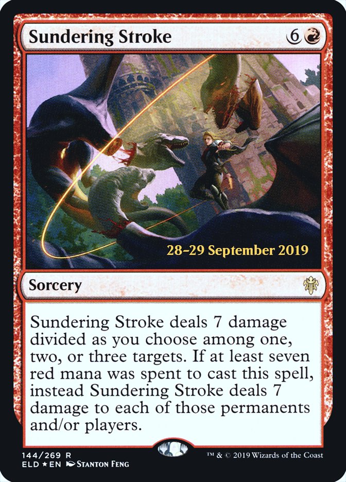 Sundering Stroke  [Throne of Eldraine Prerelease Promos] | Webway Games
