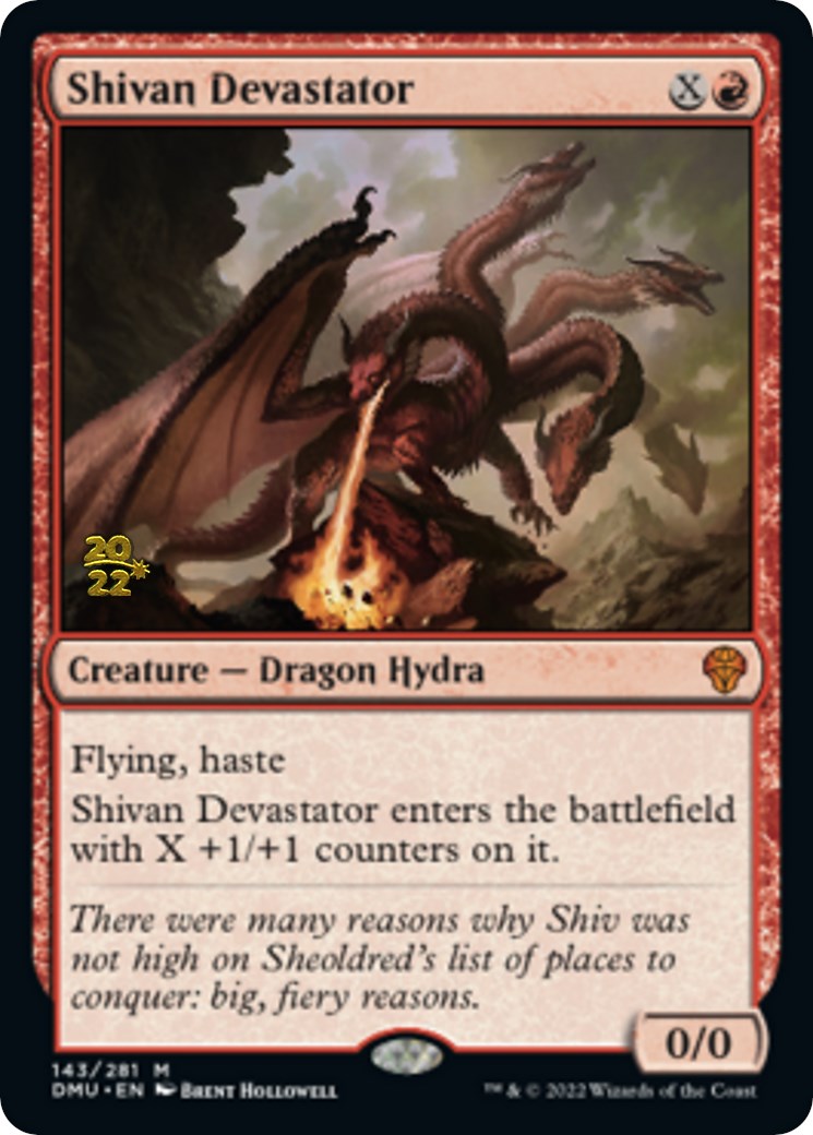 Shivan Devastator [Dominaria United Prerelease Promos] | Webway Games