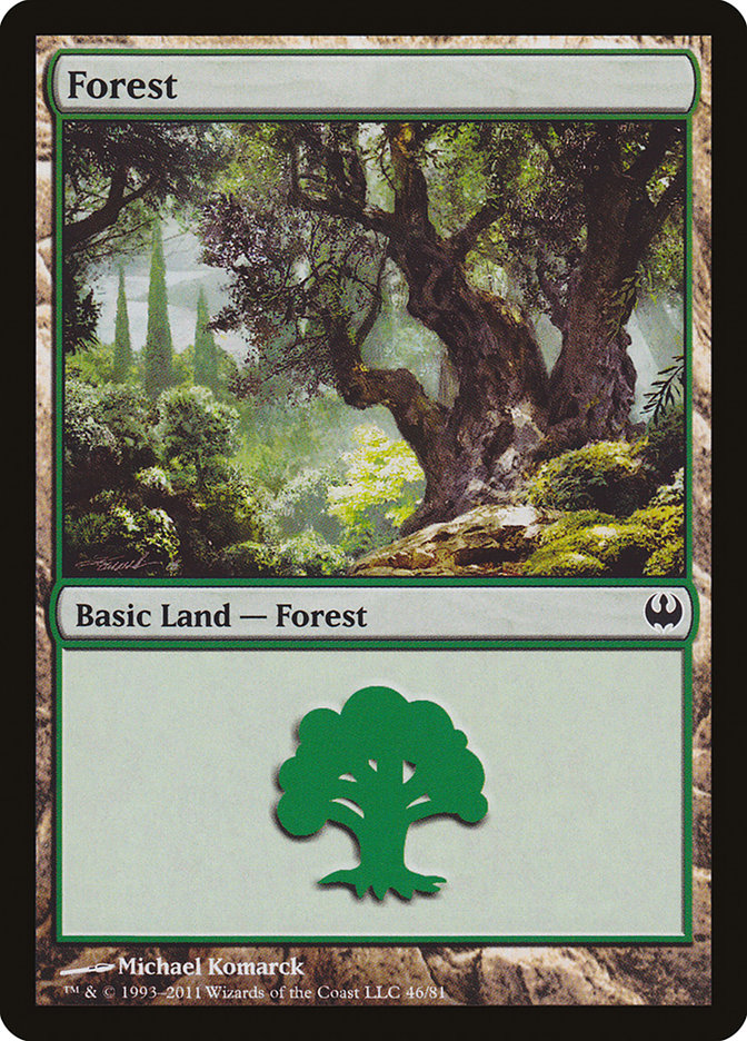 Forest (#46) [Duel Decks: Knights vs. Dragons] | Webway Games