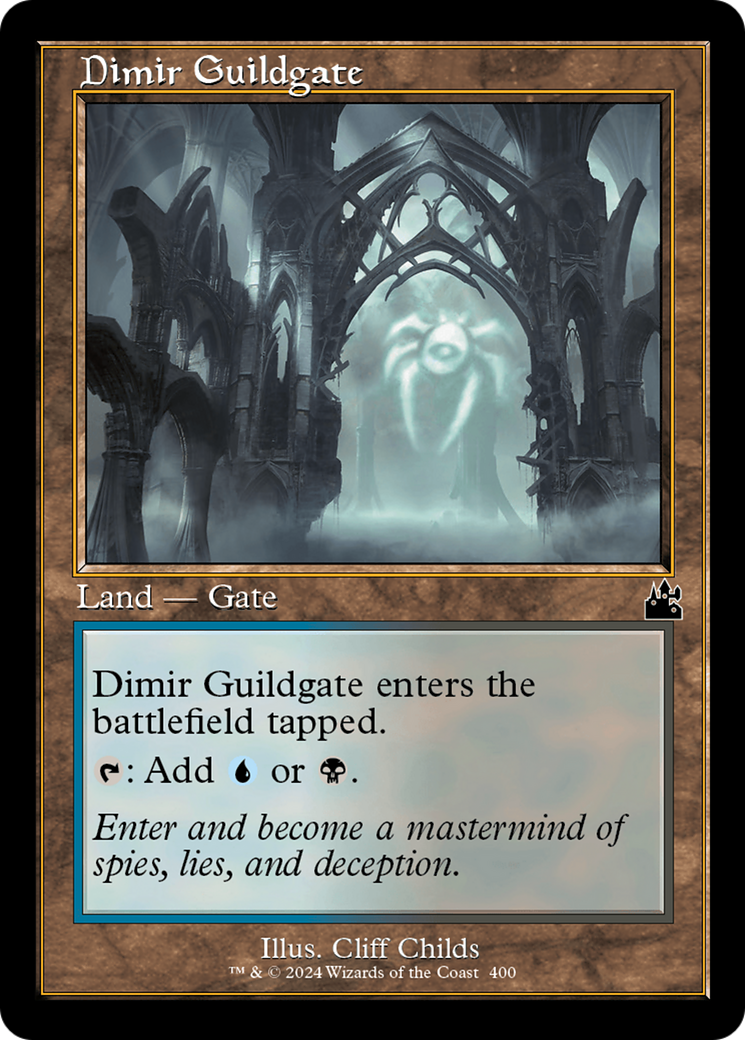 Dimir Guildgate (Retro Frame) [Ravnica Remastered] | Webway Games