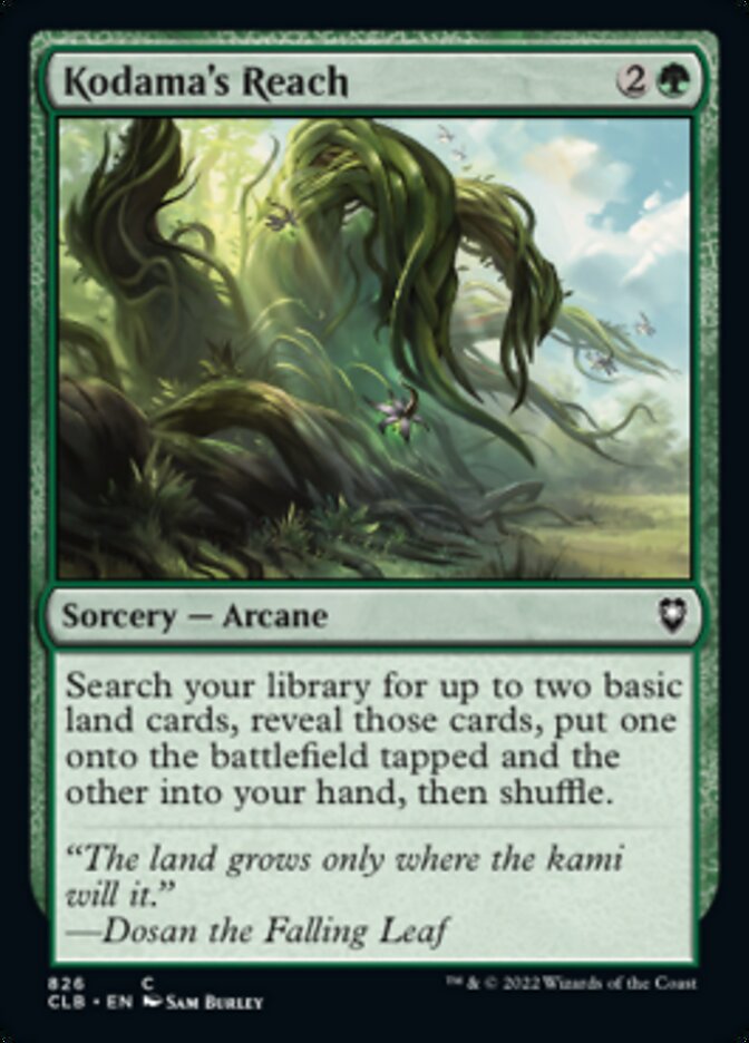 Kodama's Reach [Commander Legends: Battle for Baldur's Gate] | Webway Games