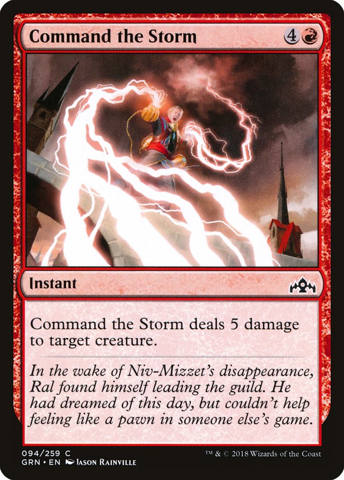 Command the Storm [Guilds of Ravnica] | Webway Games