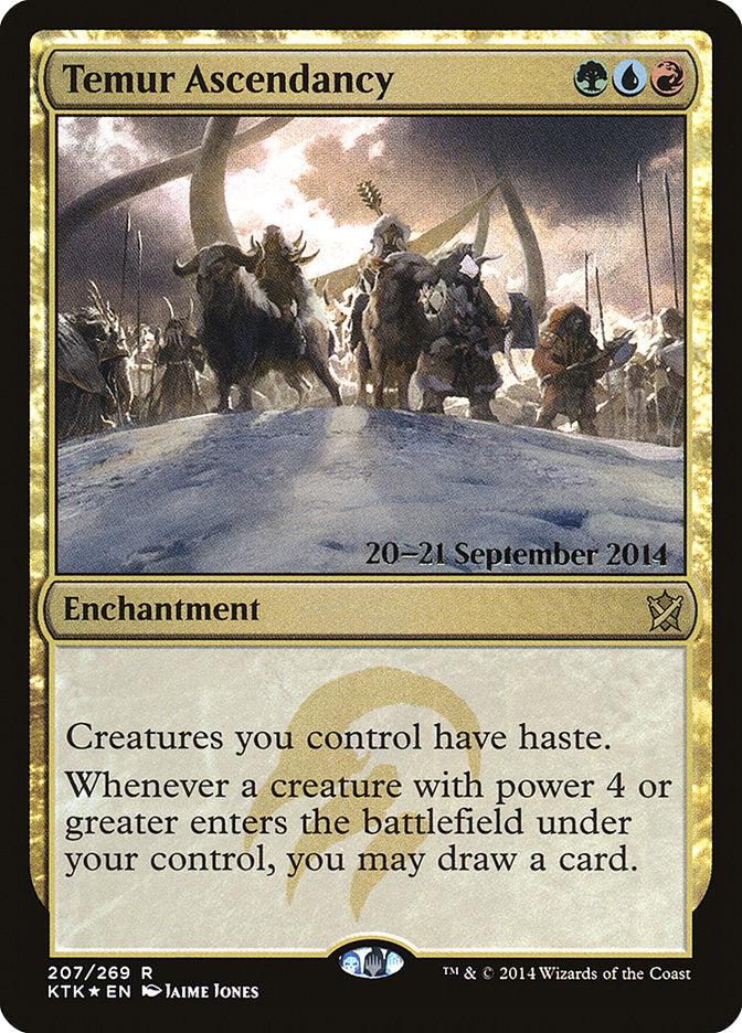 Temur Ascendancy  (Prerelease) [Khans of Tarkir Prerelease Promos] | Webway Games