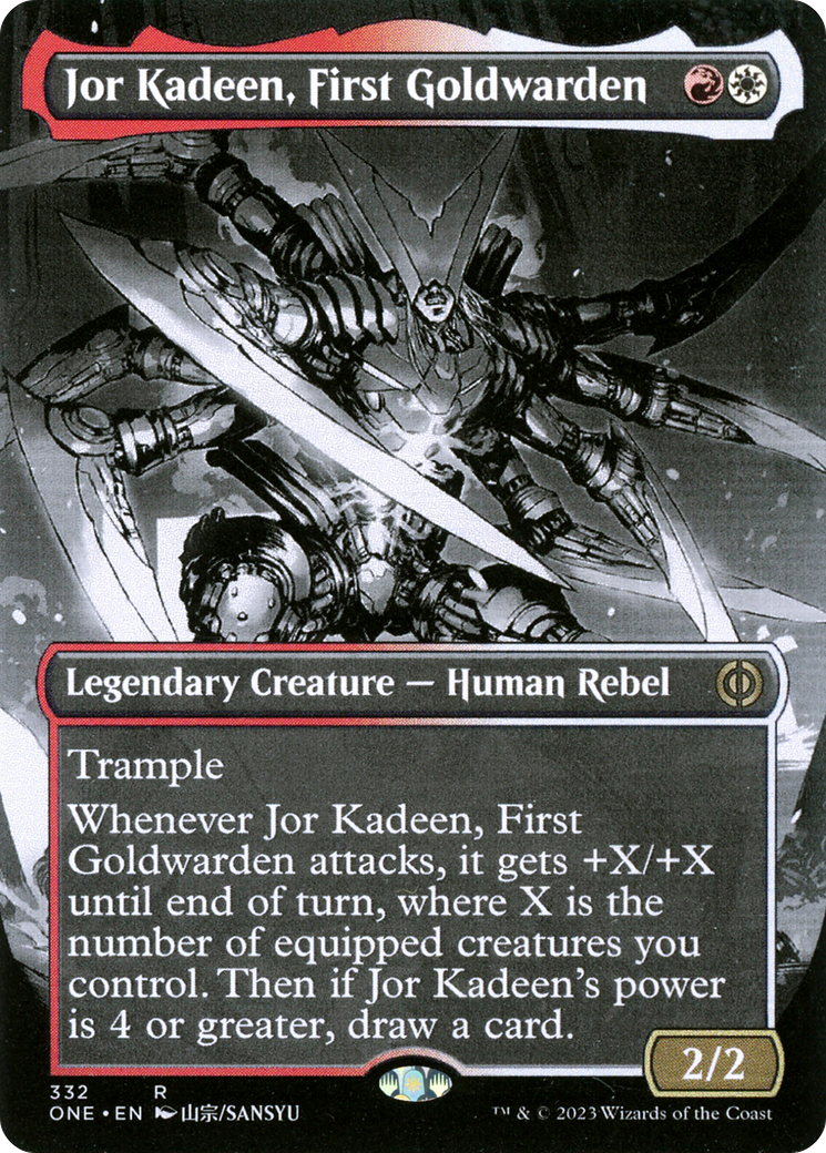 Jor Kadeen, First Goldwarden (Borderless Manga) [Phyrexia: All Will Be One] | Webway Games