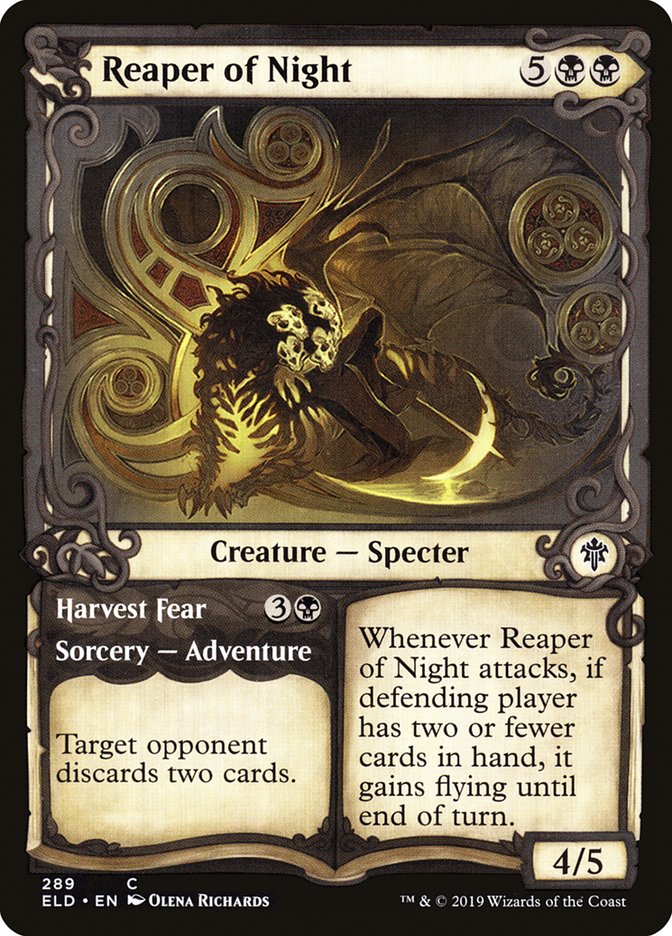 Reaper of Night // Harvest Fear (Showcase) [Throne of Eldraine] | Webway Games