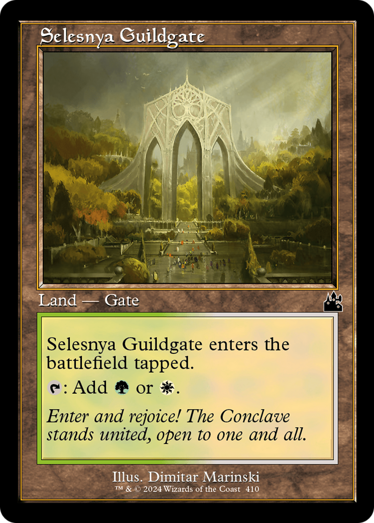 Selesnya Guildgate (Retro Frame) [Ravnica Remastered] | Webway Games