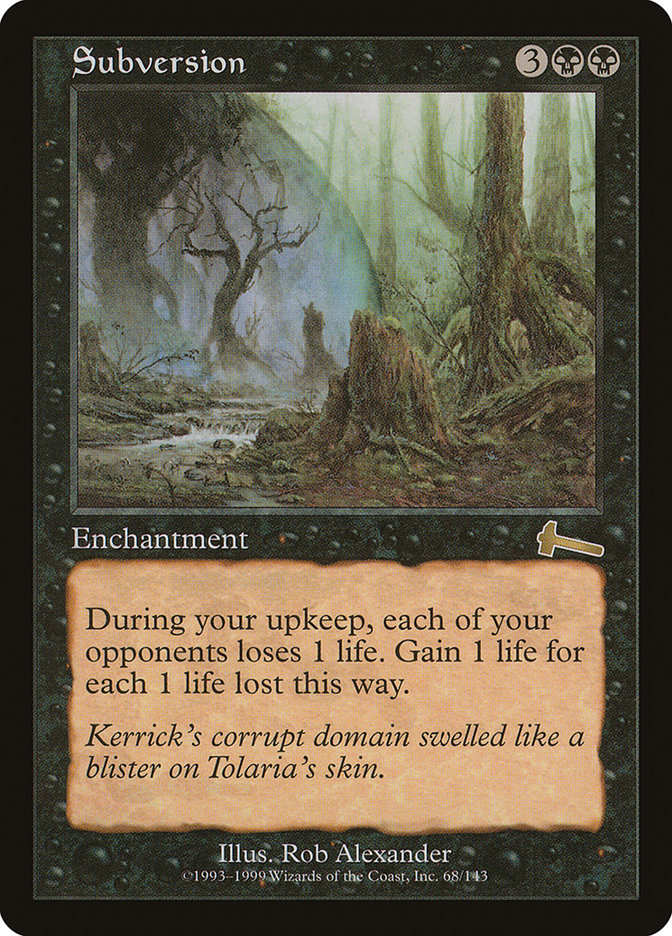 Subversion [Urza's Legacy] | Webway Games