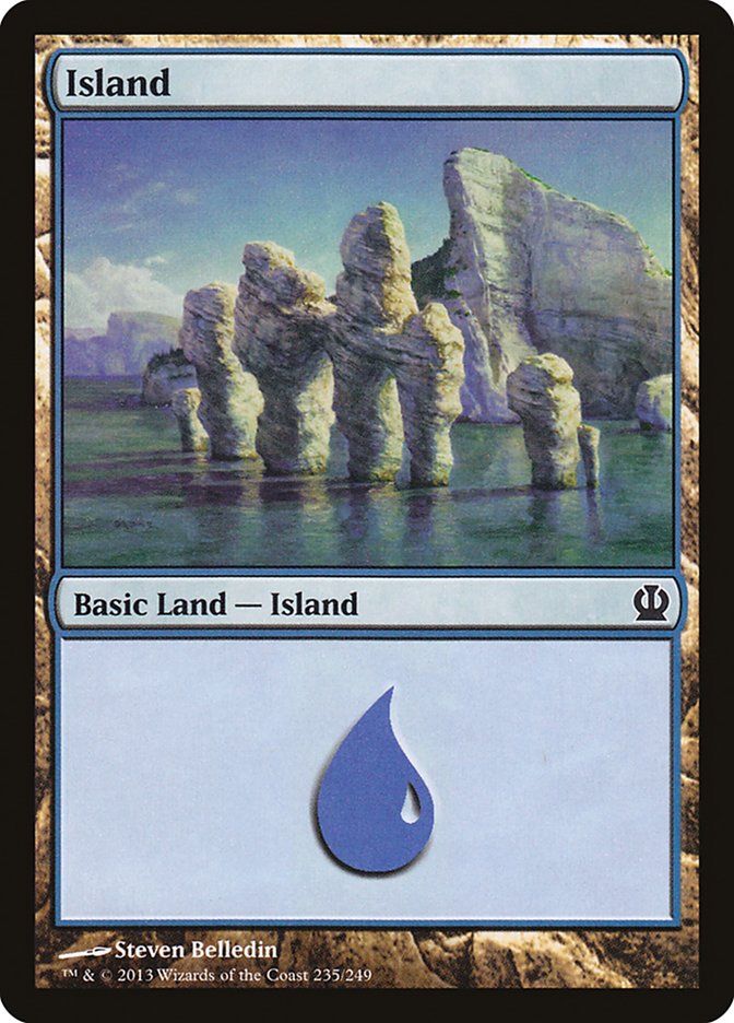 Island (#235) [Theros] | Webway Games