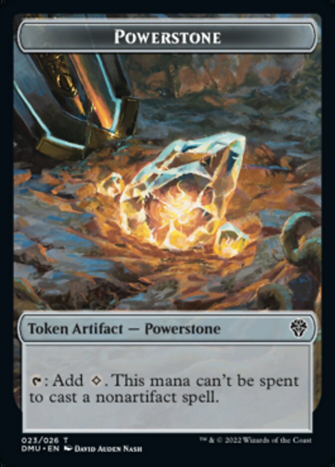 Powerstone Token [Dominaria United Tokens] | Webway Games