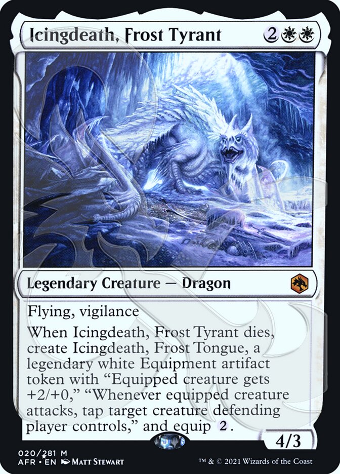 Icingdeath, Frost Tyrant (Ampersand Promo) [Dungeons & Dragons: Adventures in the Forgotten Realms Promos] | Webway Games