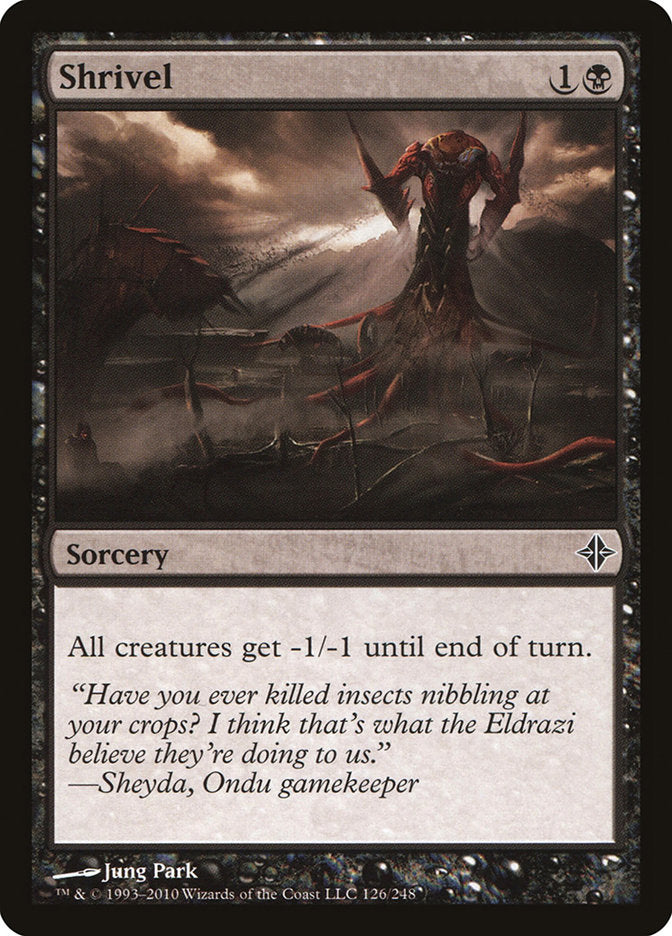 Shrivel [Rise of the Eldrazi] | Webway Games