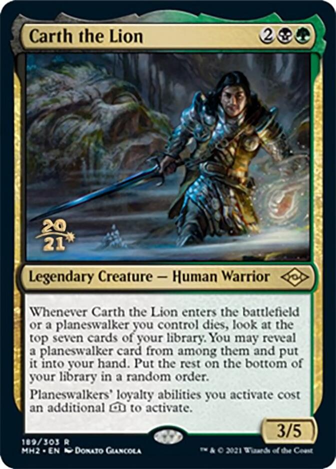 Carth the Lion [Modern Horizons 2 Prerelease Promos] | Webway Games