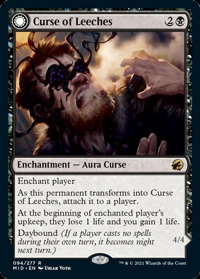 Curse of Leeches // Leeching Lurker [Innistrad: Midnight Hunt] | Webway Games