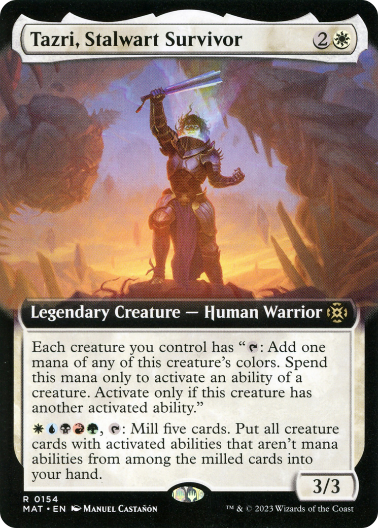 Tazri, Stalwart Survivor (Extended Art) [March of the Machine: The Aftermath] | Webway Games