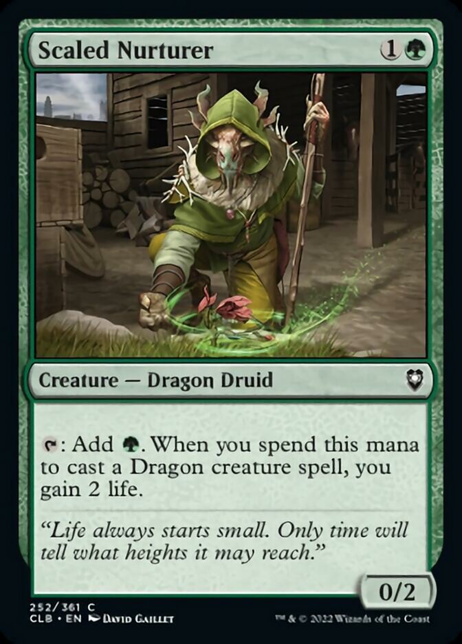 Scaled Nurturer [Commander Legends: Battle for Baldur's Gate] | Webway Games