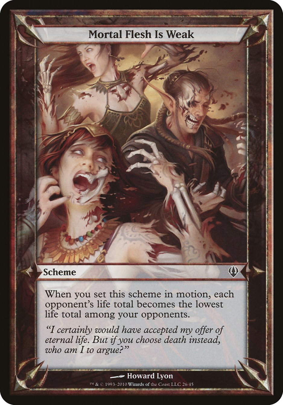 Mortal Flesh Is Weak [Archenemy Schemes] | Webway Games