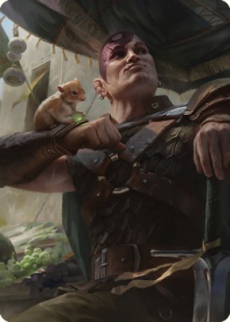 Minsc & Boo, Timeless Heroes Art Card (38) [Commander Legends: Battle for Baldur's Gate Art Series] | Webway Games