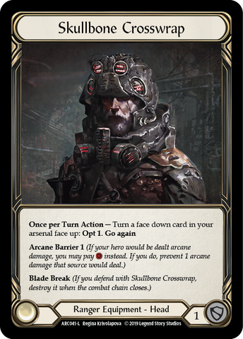 Skullbone Crosswrap [ARC041-L] 1st Edition Cold Foil