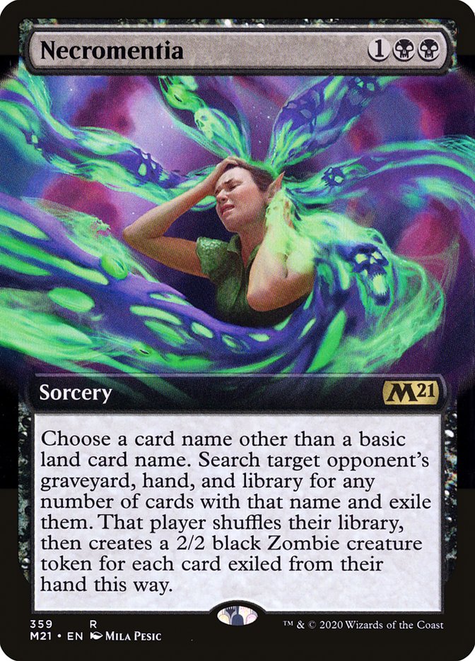 Necromentia (Extended Art) [Core Set 2021] | Webway Games