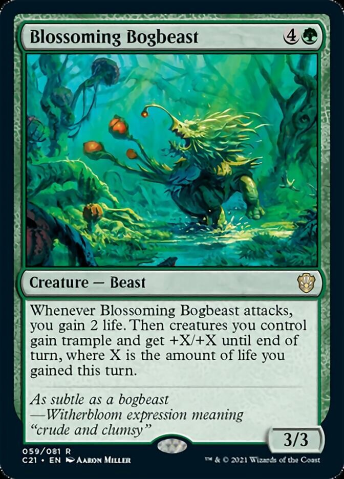 Blossoming Bogbeast [Commander 2021] | Webway Games