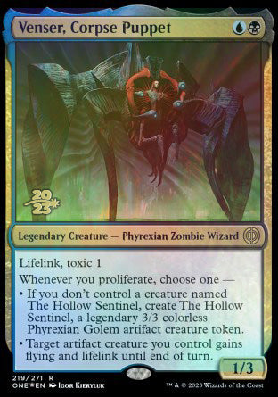 Venser, Corpse Puppet [Phyrexia: All Will Be One Prerelease Promos] | Webway Games