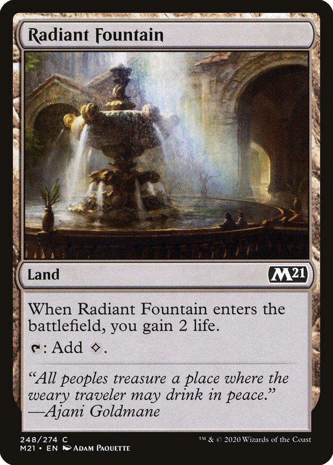 Radiant Fountain [Core Set 2021] | Webway Games