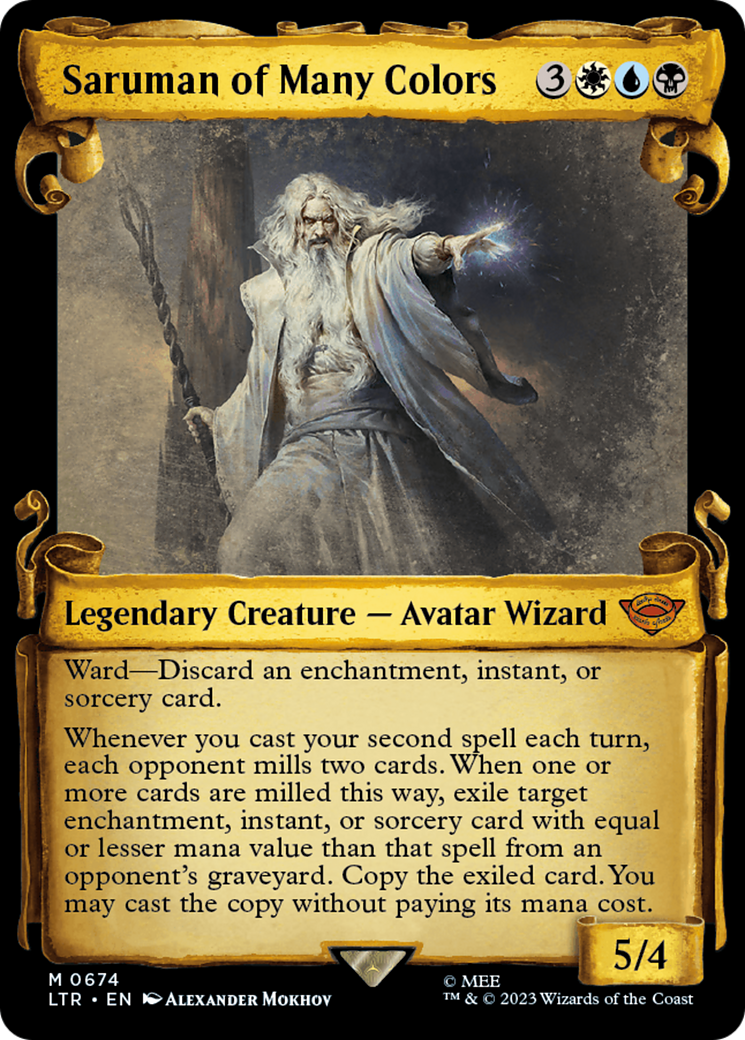 Saruman of Many Colors [The Lord of the Rings: Tales of Middle-Earth Showcase Scrolls] | Webway Games
